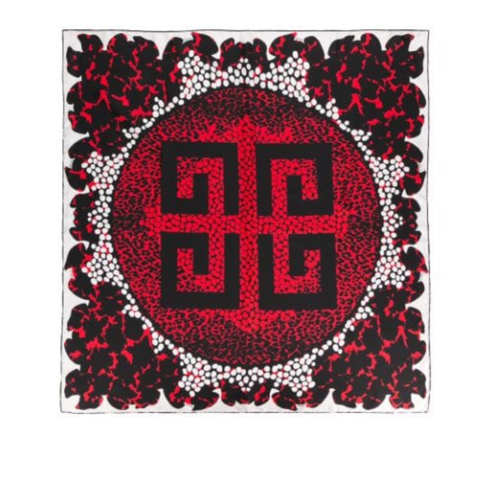 Givenchy Silk Logo Scarf